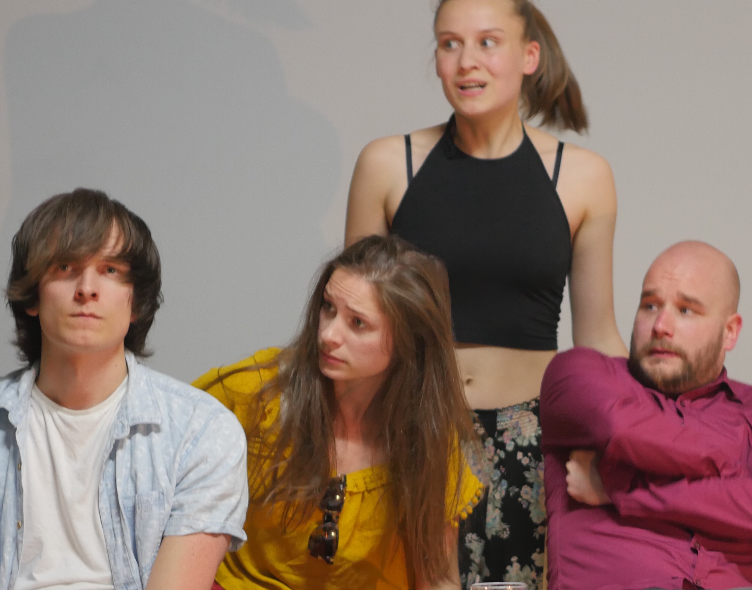 Fra venstre: Thomas Ottersen, Marie Hafnor, Anne Wiig, Jon Vegard Hovdal. (Foto: Rune Myrland)